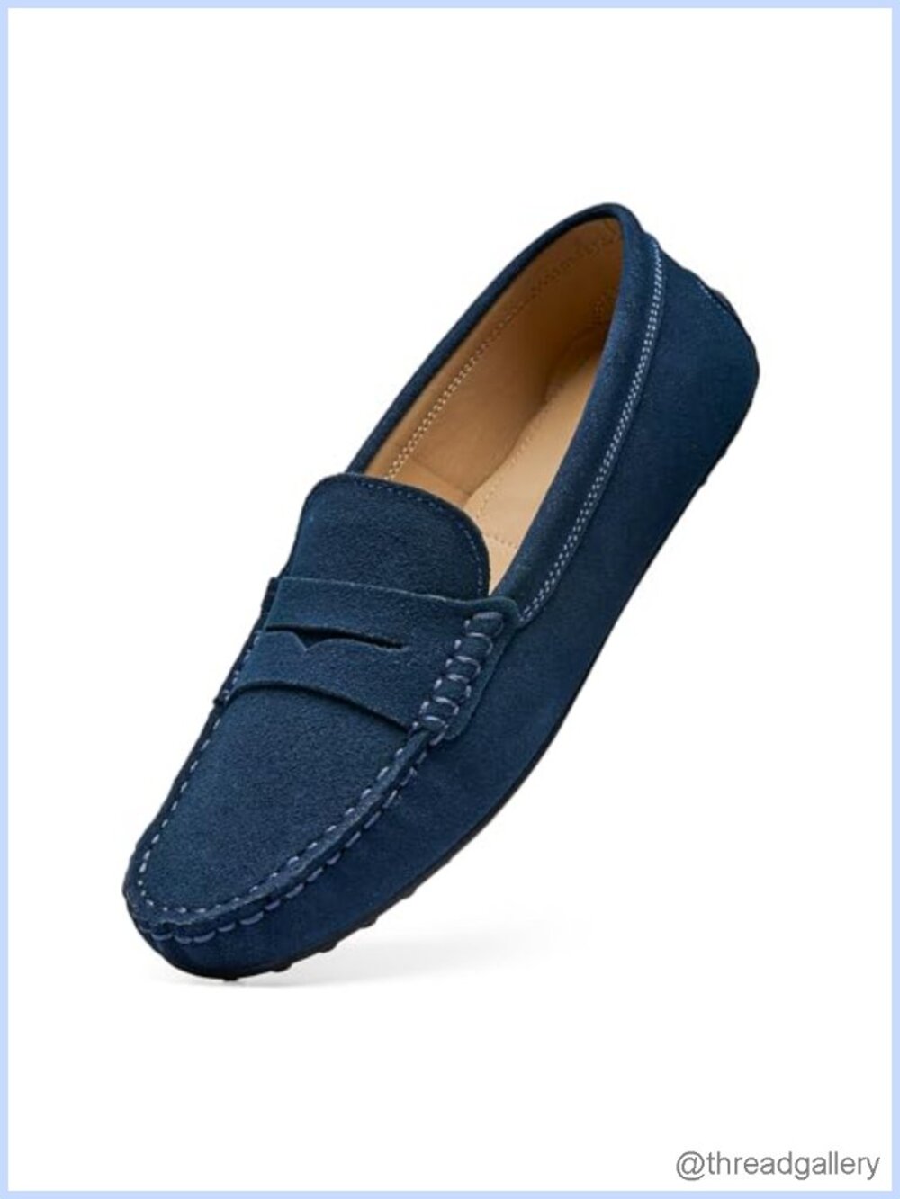 Suede Penny Loafers Slip-On Driving Shoes